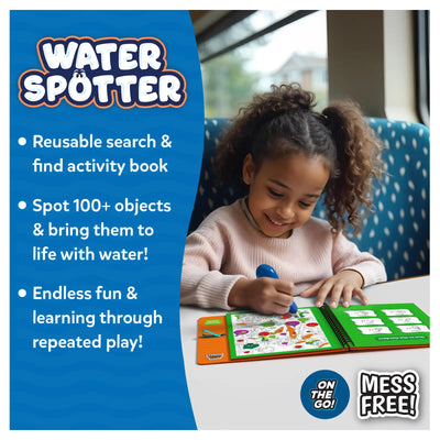 Water Spotter: Around The House | Reusable Search & Find Book (ages 4-8) - Learning & Education