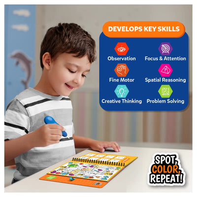 Water Spotter: Around The House | Reusable Search & Find Book (ages 4-8) - Learning & Education