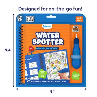 Water Spotter: Around The House | Reusable Search & Find Book (ages 4-8) - Learning & Education