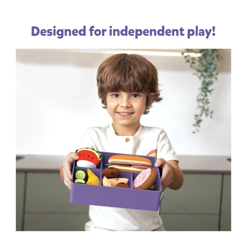Bento Box Purple - Pretend Play Kitchen Toys (ages 3-7)