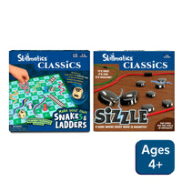 Two Skillmatics Classics board games Sizzle and Colour Crush for ages 4 and up