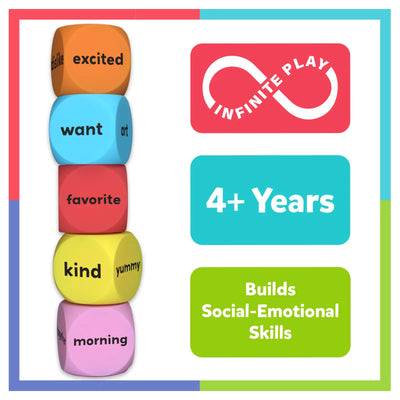 Chit Chat Cubes | Conversation Starter Game (ages 4+)