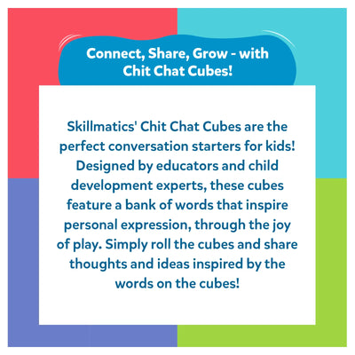 Chit Chat Cubes | Conversation Starter Game (ages 4+)