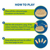 Instructions for a wooden memory peg game from the Fast-Paced Learning Fun Bundle for ages 4+
