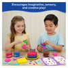 Playdough dessert-making kit for kids from Sandeezy Delicious Desserts sensory toy set