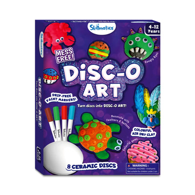 Skillmatics Disc-O Art craft kit for ages 4-12, mess-free art and craft activity