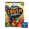 Board game box for Dont Crush The Critters with colorful cartoon critters and a large boot