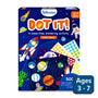 Children’s outer space themed sticker activity kit from Dot it! No mess sticker art for ages 3-7