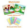 Children’s Dinosaur-Themed Sticker Art Kit with Canvases and Sticker Sheets for Ages 3-7