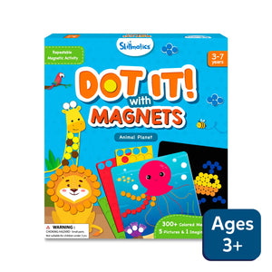 Skillmatics Dot It with Magnets Animal Planet activity kit for ages 3-7 with magnetic animal designs