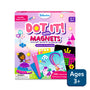 Children’s magnetic dot art kit with unicorns and princesses for ages 3-7