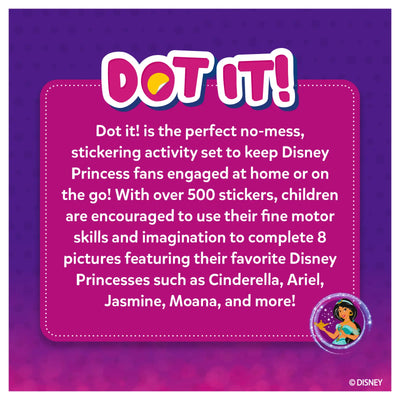 Disney Princess sticker activity set with over 500 stickers and 8 picture puzzles for kids