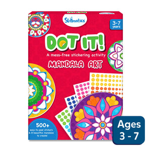 Skillmatics Dot It Mandala Art Sticker Activity Kit for Kids Ages 3-7 with 500+ stickers