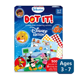 Skillmatics Dot It Disney Edition mess-free sticker activity set for ages 3 to 7