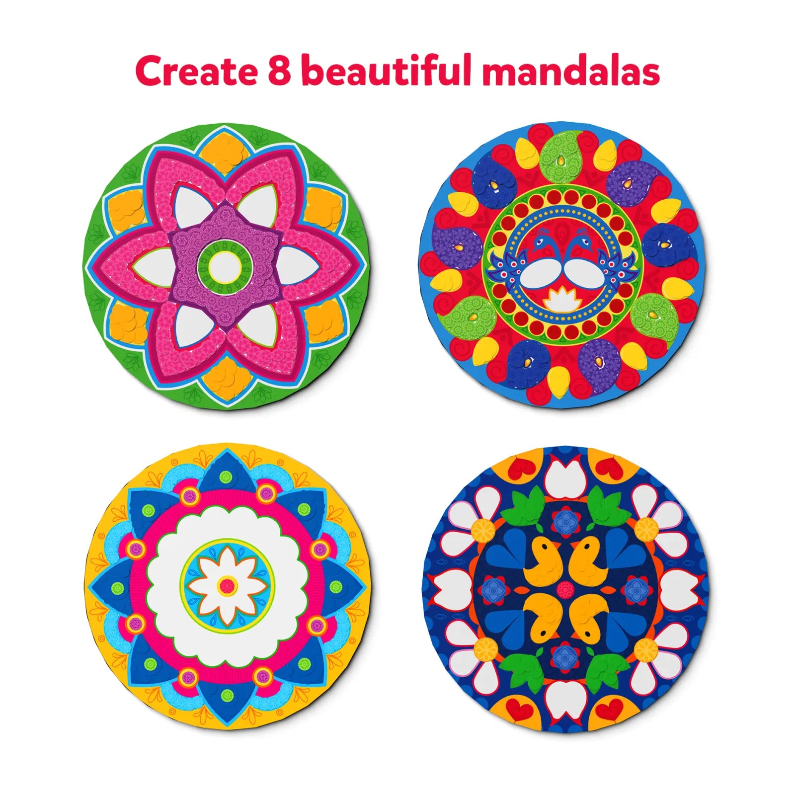 Dot it! - Mandala Art | No Mess Sticker Art (ages 3-7)