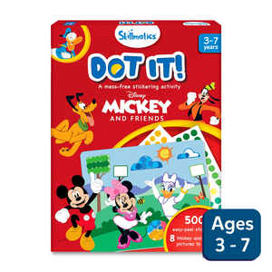 Disney Mickey and Friends Dot It sticker activity set for kids aged 3 to 7