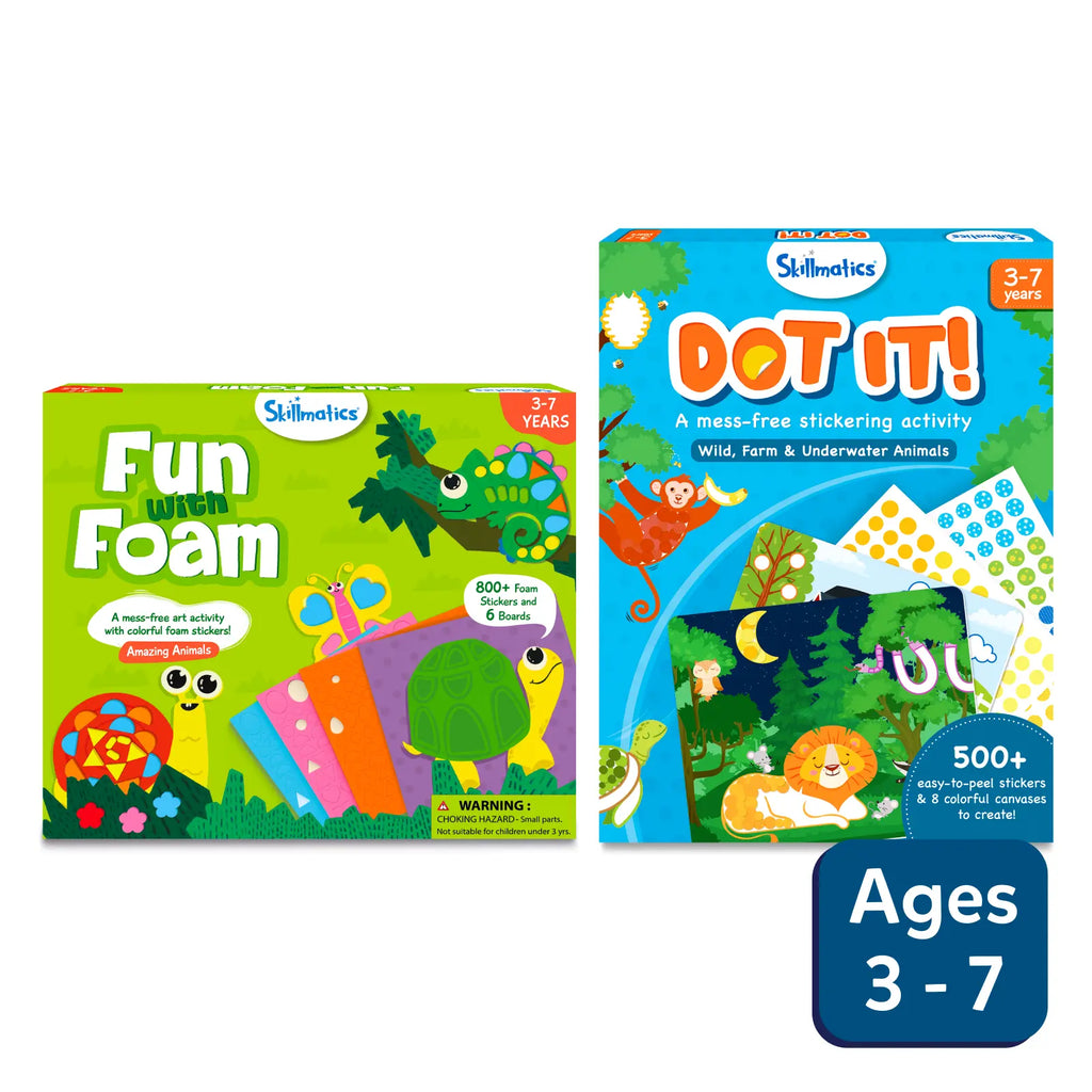 Stick & Create Animal Adventure Bundle (ages 3-7)