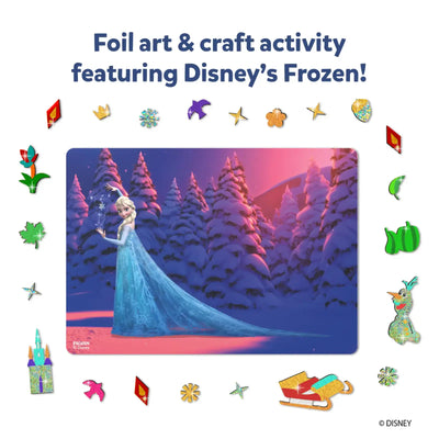 Foil Magic Wonderland craft kit featuring Disney Frozen for children ages 4 to 9