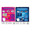 Disney-themed activity kits with Ariel and Elsa, canvases, foil sheets, and stickers