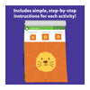 Lion-themed cutting craft activity book from the Foil and Snip Creative Kit for ages 3-9