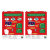 Two identical Christmas-themed craft kit boxes for children in the Twice the Foil Fun Holiday Magic Bundle