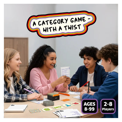 First to 5 | Quick Category Game with a Twist (ages 8+)