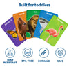 Educational flashcards for toddlers featuring various animals from First 100 Animals product