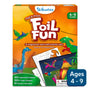 Dinosaur-themed art and craft activity set for children from Foil Fun World Of Dinosaurs