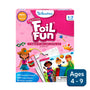 Skillmatics Foil Fun art and craft set with colorful foil sheets foam stickers and canvases