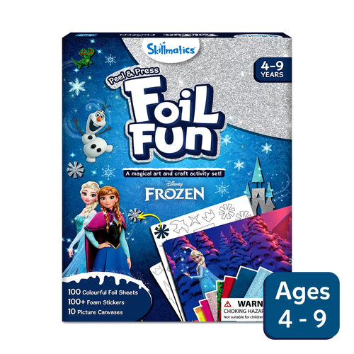 Skillmatics Peel & Press Foil Fun art and craft set with Disney Frozen characters for kids