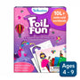 Foil Fun Unicorns and Princesses art set with foil sheets, foam stickers, and canvases