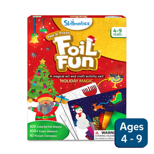 Skillmatics Foil Fun Holiday Magic art and craft activity set for kids ages 4-9