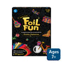 Foil Fun Pretty Patterns art and craft kit with colorful foil sheets, foam stickers, and magnets