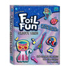 Foil Fun Groovy Beats magnetic art kit with colorful foil sheets foam stickers and magnets