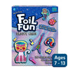 Foil Fun Groovy Beats sticker and craft kit for ages 7 to 13 displayed in Foil Fun Groovy Beats No Mess Magnetic Art Kit