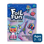 Foil Fun Groovy Beats sticker and craft kit for ages 7 to 13 displayed in Foil Fun Groovy Beats No Mess Magnetic Art Kit