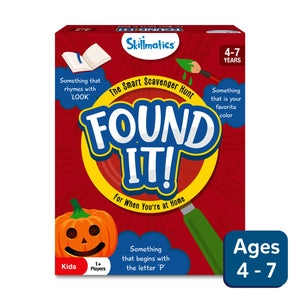 Red Found It Home Edition smart scavenger hunt game box for kids ages 4-7