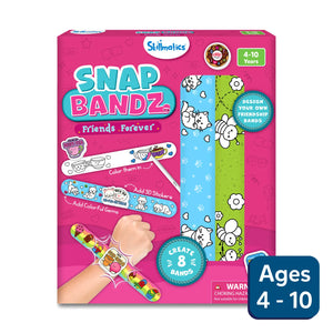 Pink Snap Bandz craft kit for designing friendship bands for kids ages 4 to 10