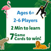 Guess in 10 Animal Planet Mega Pack trivia card game for ages 6+ with 7 cards to win