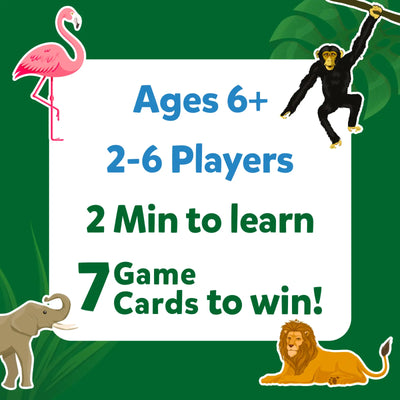 Guess in 10 Animal Planet Mega Pack trivia card game for ages 6+ with 7 cards to win