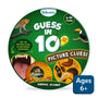 Circular animal-themed picture clues game board for Guess in 10 Trivia Card Game
