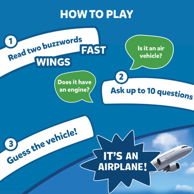 Guide on how to play the vehicle guessing game in Guess in 10 Things That Go!