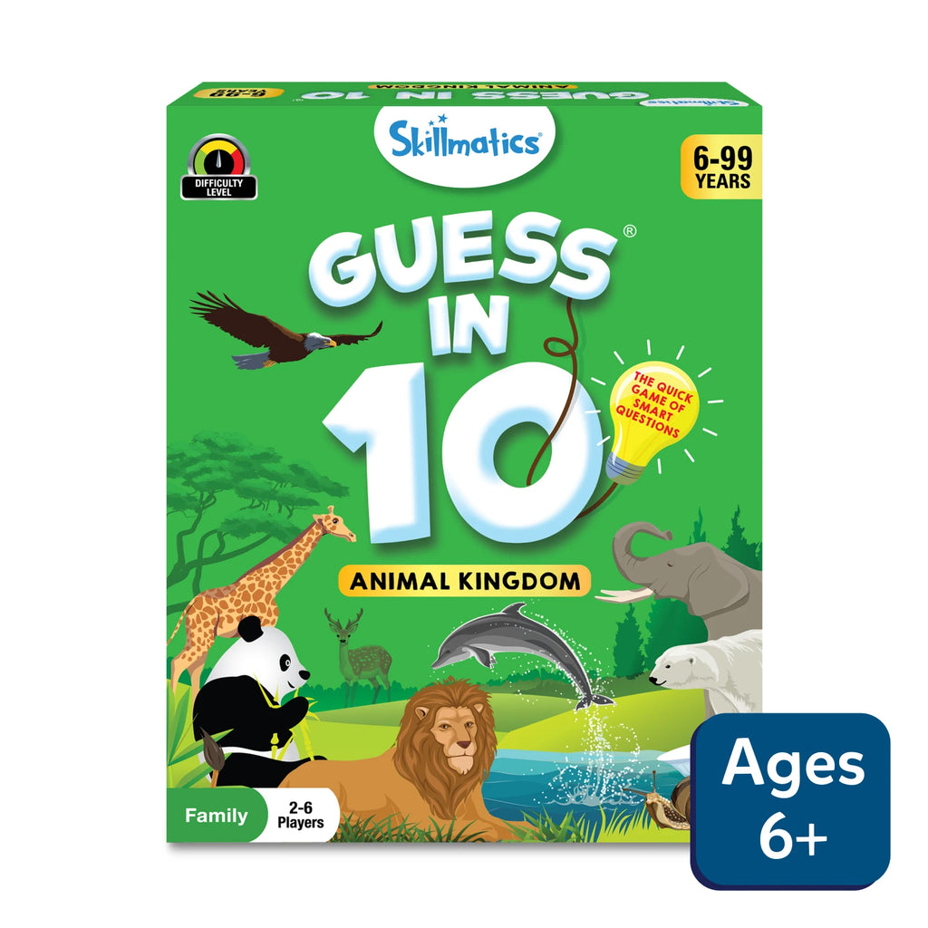 Guess in 10: Animal Kingdom | Trivia card game (ages 6+)