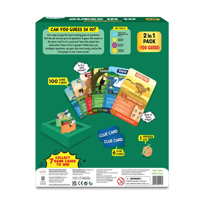 Children’s educational animal guessing card game from Guess in 10 Animal Planet Mega Pack