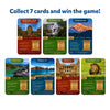 Educational playing cards featuring Indian landmarks and nature in Guess in 10 Wonders of India game