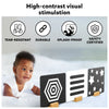 Black and white visual stimulation cards for babies from High Contrast Flash Cards for Infants