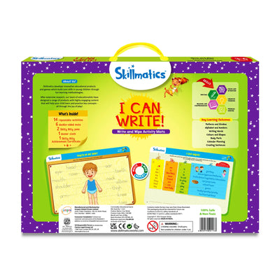 Educational writing and activity mats for children from I Can Write Reusable Activity Mats