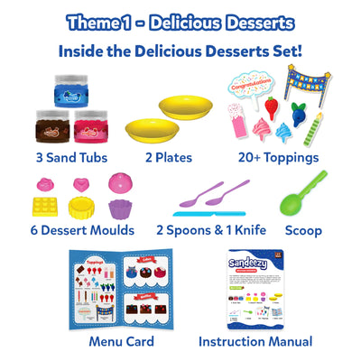 Sandeezy Dreamy Desserts Bundle (ages 3-7)