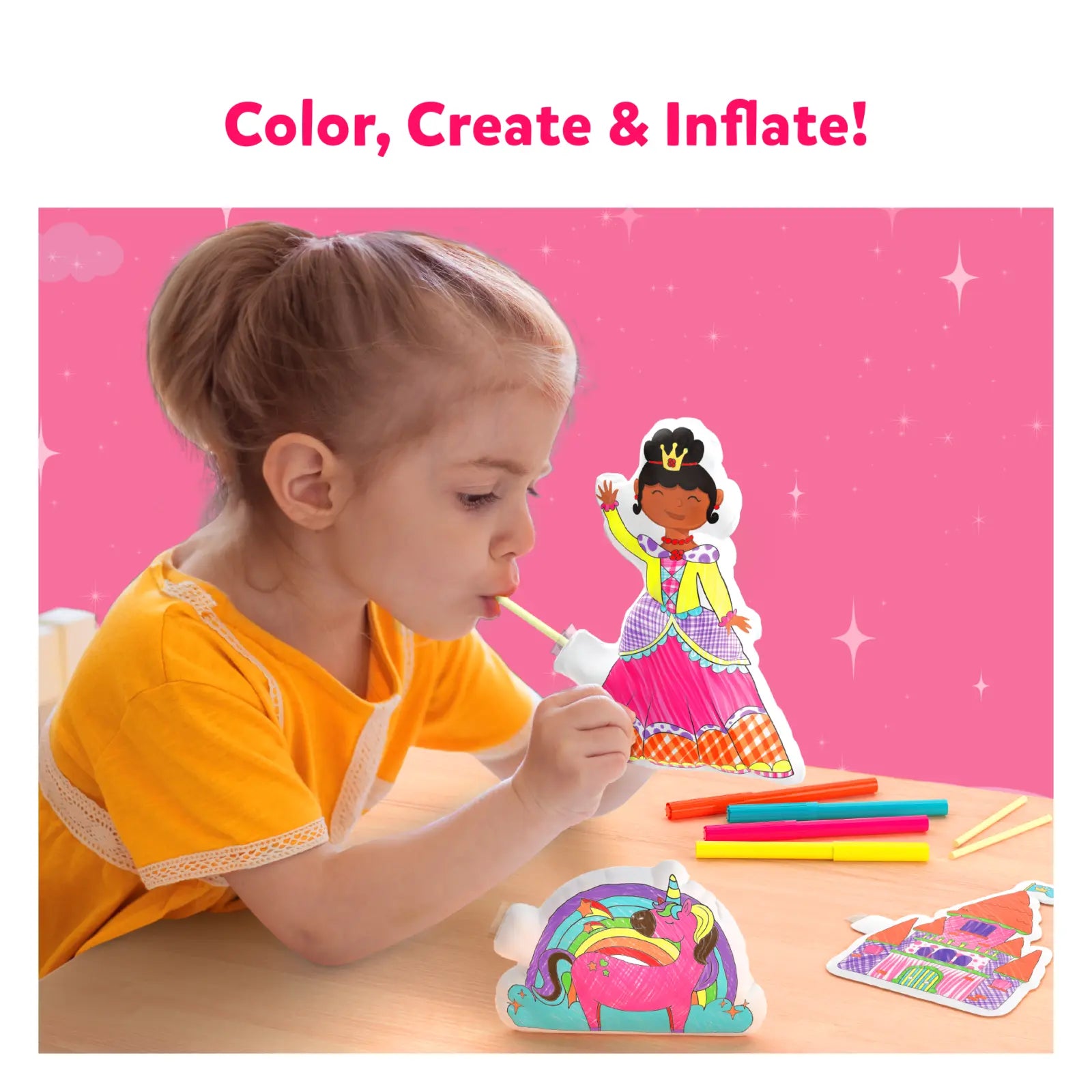 Creative Crafters Bundle: Snip, Inflate, Sparkle (ages 3-9)