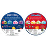 Two circular educational flashcard sets for toddlers and preschoolers in Early Explorers Combo